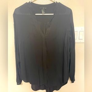 Black H&M long sleeve shirt